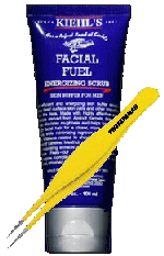 Kiehls Facial Fuel Energizing Scrub and Tweezerman